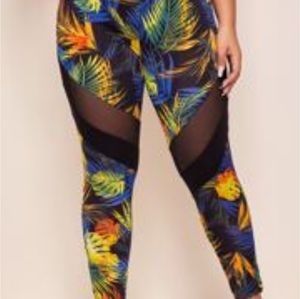 2x WorkOut Leggings- Tropical
